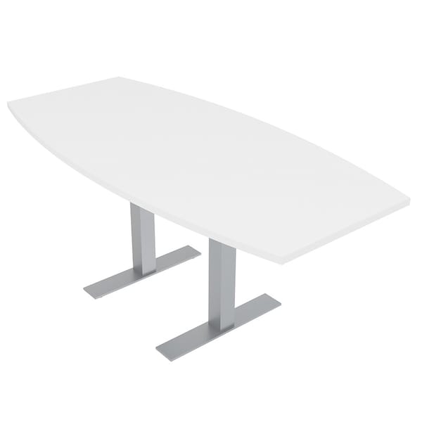 33.5 in W, 71.5 in L, 29 in H, Engineered Wood Top, White